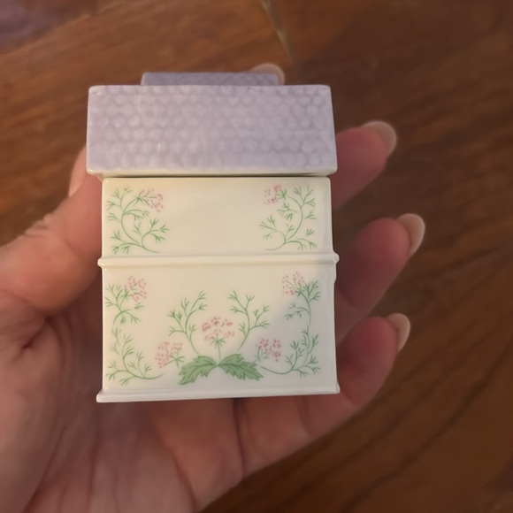 LENOX SPICE VILLAGE Vintage 1989 Coriander Spice Jar Never Used - Picture 4 of 6